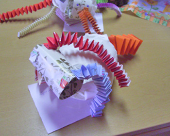 Textildruck mit Bl�ttern