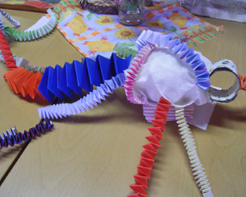 Textildruck mit Bl�ttern